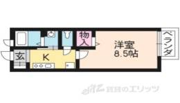 修学院クラヴィエ間取り図面