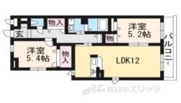 シャーメゾン修学院間取り図面