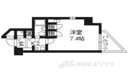 アクシルコート京都二条イースト間取り図面