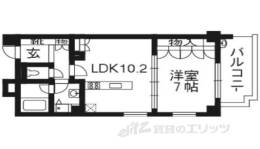ゼファー京都上長者町通間取り図面