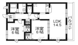 Ｐｉａｃｅｒｅ嵯峨嵐山間取り図面