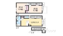 フィオーレシミズ間取り図面