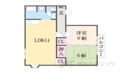 リバーランドジョイＥ棟間取り図面