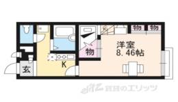 レオパレススワンコート１間取り図面