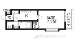 セピアコート深草間取り図面
