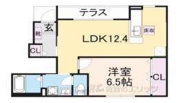 ヴィコロ　フォンド　カーサ間取り図面
