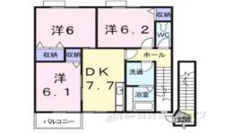 エメ　シャンブル１間取り図面