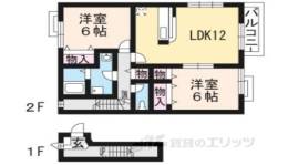 エメ　シャンブル２間取り図面