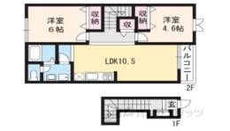 ミニヨンB間取り図面