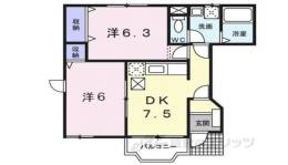 カルフール２間取り図面