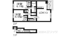グレイス　ロマーヌ１間取り図面