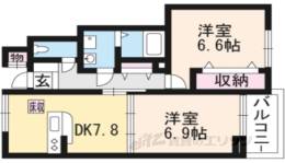 グレイス　ロマーヌ１間取り図面