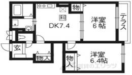 ベル　プリムローズ１間取り図面