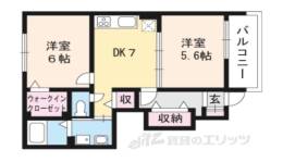 ヴィラ・サン・フィオーレ２間取り図面