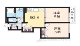 ヴィラ　アンソレイエ１間取り図面