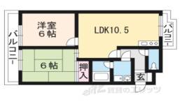 レイティー西大津１号館間取り図面