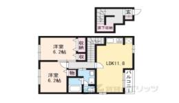 ラフィネシャトレー２番館B間取り図面