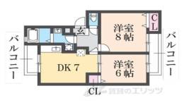 ラルジュＳ間取り図面