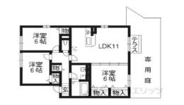 ロイヤル倉治Ｄ棟間取り図面