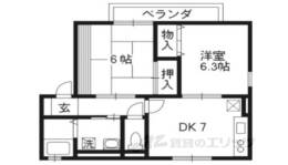プランドール南楠葉　Ａ棟間取り図面