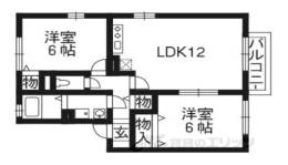 ロイヤル倉治Ｂ棟間取り図面