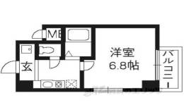 グランドパレス御池間取り図面