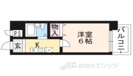 エステート南ビル間取り図面