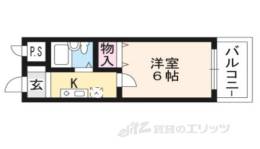 エステート南ビル間取り図面