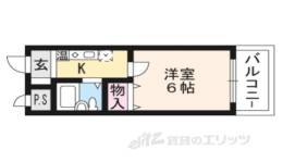 エステート南ビル間取り図面