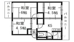 御殿山コーポＣ間取り図面