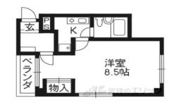 アメニティＫ２間取り図面