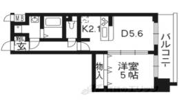 ベラジオ京都駅東間取り図面