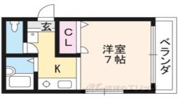 ラフィーネ一乗寺間取り図面