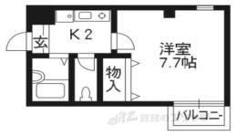 ラフィーネ一乗寺間取り図面