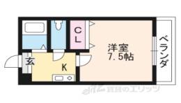 ラフィーネ一乗寺間取り図面