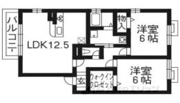 ドゥースフレール77間取り図面