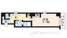 蔦館北白川間取り図面
