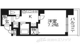 プレサンス京都三条響洛間取り図面