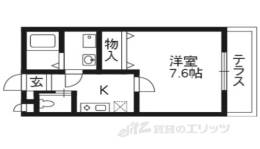 ボヌール御池間取り図面