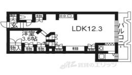 シャルマン北白川ハイツ間取り図面