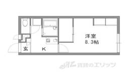 レオパレス東香里間取り図面