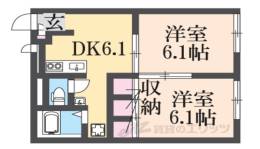 レオパレスＺＩＯＵＮ　ＴＲＥＳ間取り図面