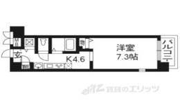 エステムコート京都河原町プレジール間取り図面