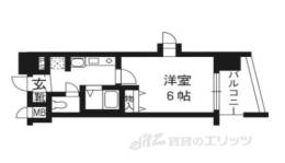 プレサンス京都烏丸NEXT間取り図面