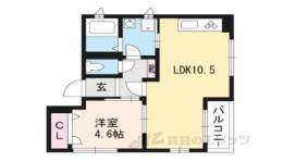 京洛舎二人司間取り図面