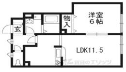 プリミエールかがやきの丘Ｂ間取り図面