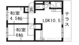御殿山コーポＡ棟間取り図面