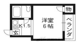 シップス甲斐田１間取り図面