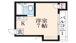 シップス甲斐田１間取り図面