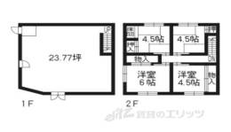 太秦多藪町店舗間取り図面